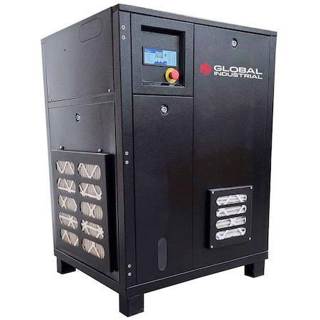 Global Industrial Tankless Rotary Screw Air Compressor, 7.5 HP, 1 Phase, 230V B2811238